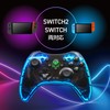 Alone ALGA-NS2WNEC Wireless Neon Controller for Switch2, Clear Black, 6.1