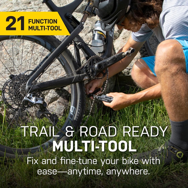 Topeak Hexus X - Utensile multifunzione, nero