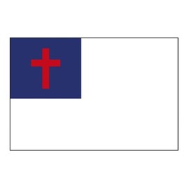 SolarMax Nylon 5'x8' 5 x 8 FT Christian Flag Sewn Cross US Made