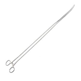 24" Long Curved Hemostat Locking Forceps - Stainless Steel Tweezer Clamps - Ideal Hemostats for Nurses, Fishing Forceps, Crafts and Hobby