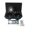 Black Diamond Plate Jumbo Cup holder Fits Honda Pioneer 1000