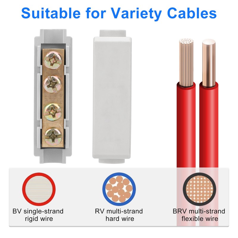 Linkstyle 10PCS 4 AWG Wire Connector Nut Kit, 1 in