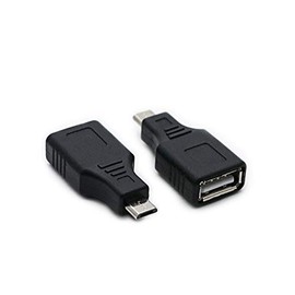 rgzhihuifz 2 Pack USB 2.0 Micro USB Male to Type A Female OTG Adapter Connector Converter Coupler