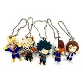 Bandai My Hero Academia Swing Mascot PVC Keychain Charm SD Figure Ochaco Uraraka @8327