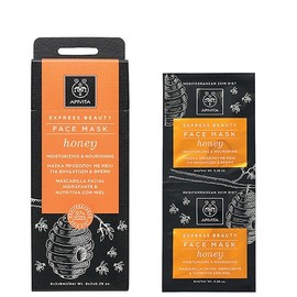 Apivita Face Mask with Honey for Moisturizing and Nourishing, 2x8ml