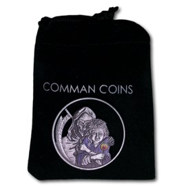 Hobo Cut Coin Nightmare Tales Skull Angel of Death Spooky Stories Gothic Dark Fantasy Art Dollar Cosplay American Hobo Nickel EDC Token