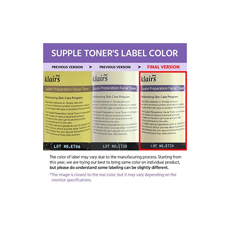 DearKlairs Klairs Dear Supple Preparation Facial Toner - 6 08