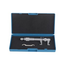 ViaGasaFamido Stainless Steel Internal Micrometer, 25-50mm/50-75mm, High Precision Measuring Tool with Alloy Head for Various Internal Dimensions