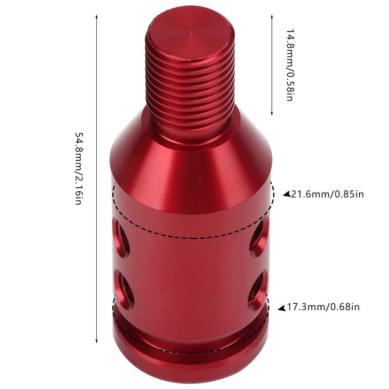 Gorgeri Shift Knob, Universal Car Shift Knob Adapter for Screwless