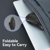 TECKNET Folding Wireless Mouse, 2.4G Travel Mouse Portable 3 Adjustable