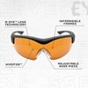 SSP Eyewear Methow RX-Able Shooting Glasses Nylon Frames, Black