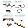 Eyekepper 5 Pack Reading Glasses for Men Spring Hinges Classic