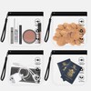 Airport Security Liquids Bags,20x20cm 4 Pcs Clear Travel Toiletry Bag