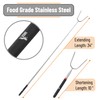 UNCO - Marshmallow Roasting Sticks with Insulated Handles, 4 Pack,