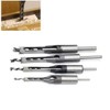 Vogueing Tool Square Hole Saw, 4pcs Square Hole Saw HSS