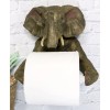 Gifts & Decors Ebros Pachyderm Servant Safari Elephant Holding Toilet