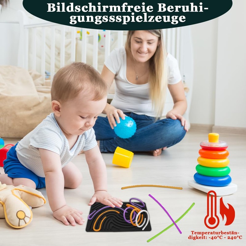 agctrler Sensory Activity Board, Sensory Activity Board, Fidget Board Baby,