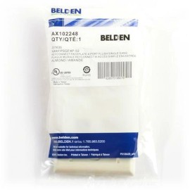 BELDEN AX102248  KeyConnect Faceplates 4-Port w/ID Windows Single-Gang