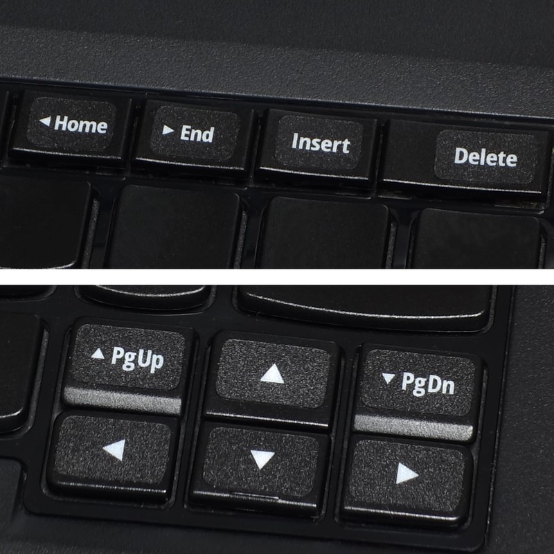 Clam Works KTL021X-BK Function Key Label, Waterproof Seal, Black [Ins/Del/Mini