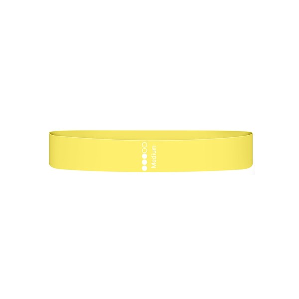 1PC Yellow-Medium Latex Elastic Band for Working Out, Resistance Band