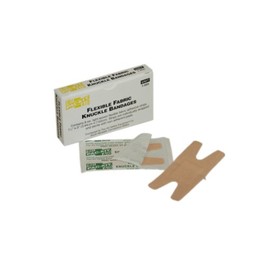 Pac-Kit by First Aid Only 1-009 Fabric Adhesive Light Woven Flexible Knuckle Bandage, 3" Length x 1-1/2" Width (Box of 8)