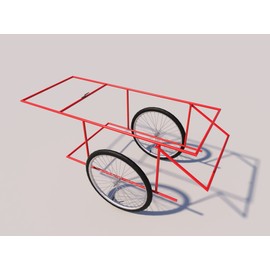 DIY Hay Bale Hand Cart Plans - Build Your Own Trolley for Garden, Farm & Landscape