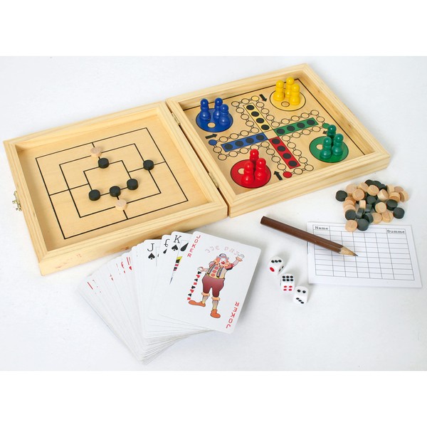 Bartl 109962 Spielesammlung für die Reise aus Holz