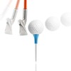 KOFULL Rubber Cushion Top Plastic Golf Tees Mixed Colors Pack