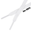 Kilter Flat Trainer Shoelaces - Arctic White - 160 cm