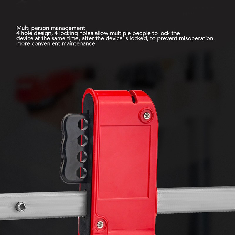 Butterfly Valve Lockout 4 Hole Adjustable 70mm‑210mm High Strength Butterfly