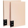 Binder with Plastic Sleeves 8.5x11" 20-Pocket - Heavy Duty Art
