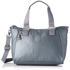 Kipling Amiel Women's Handbag, Grey (Steel Gr Metal), 27x24.5x14.5 cm (B x H x T)