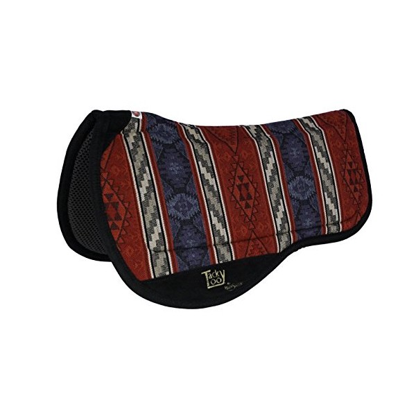 Reinsman Tacky Too Contoured Trail Pad - Diablo Red Herculon