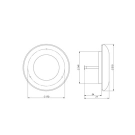 Diameter 160 mm Wooden Anemostat Exhaust Air Supply Plate Valve Round Ventilation Valve for Sauna