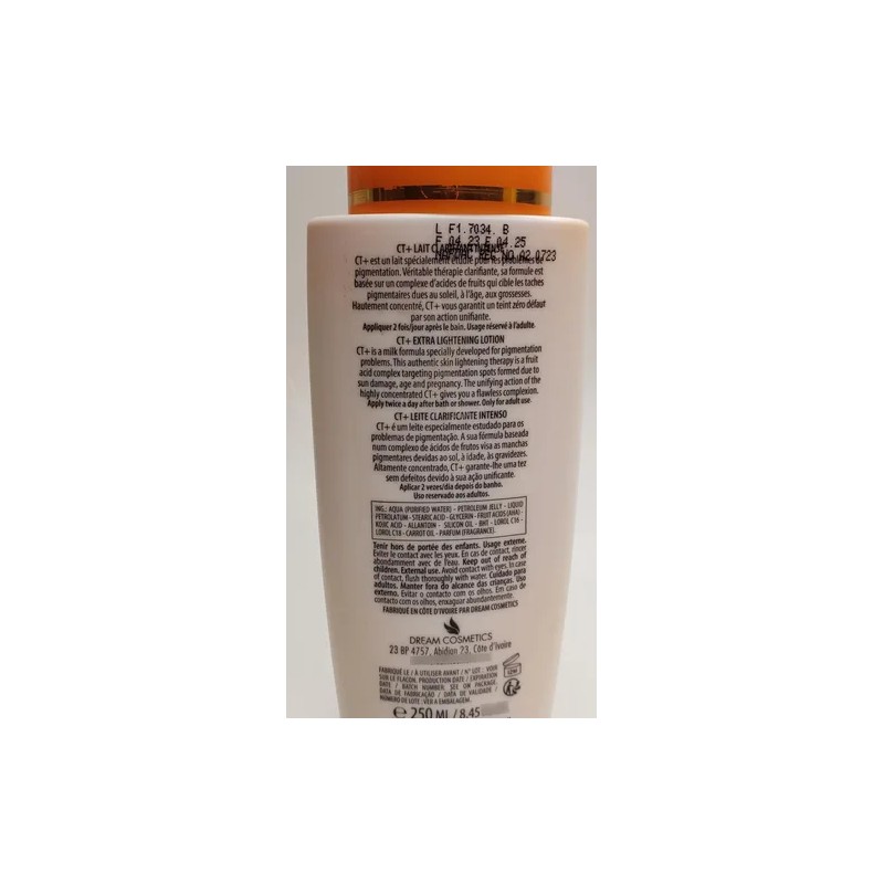 Ct Clear Therapy Crema Aclarante Extra Para La Piel 6.76