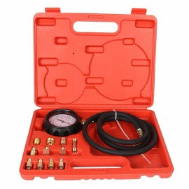 Precision Auto Labs Transmission Engine Oil Pressure Tester Diagnostic Brass adapters 500 PSI NEW