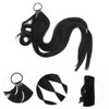 WOONEKY Braided Hair Extension Wig Synthetic Ponytail Extension Women Hair