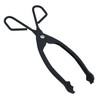 Straight Log Tongs Metal Fireplace Firepit Wood Coal Scissor Grabber