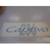 RINKER CAPTIVA 236 DECAL SET OF (2) TEAL / SILVER