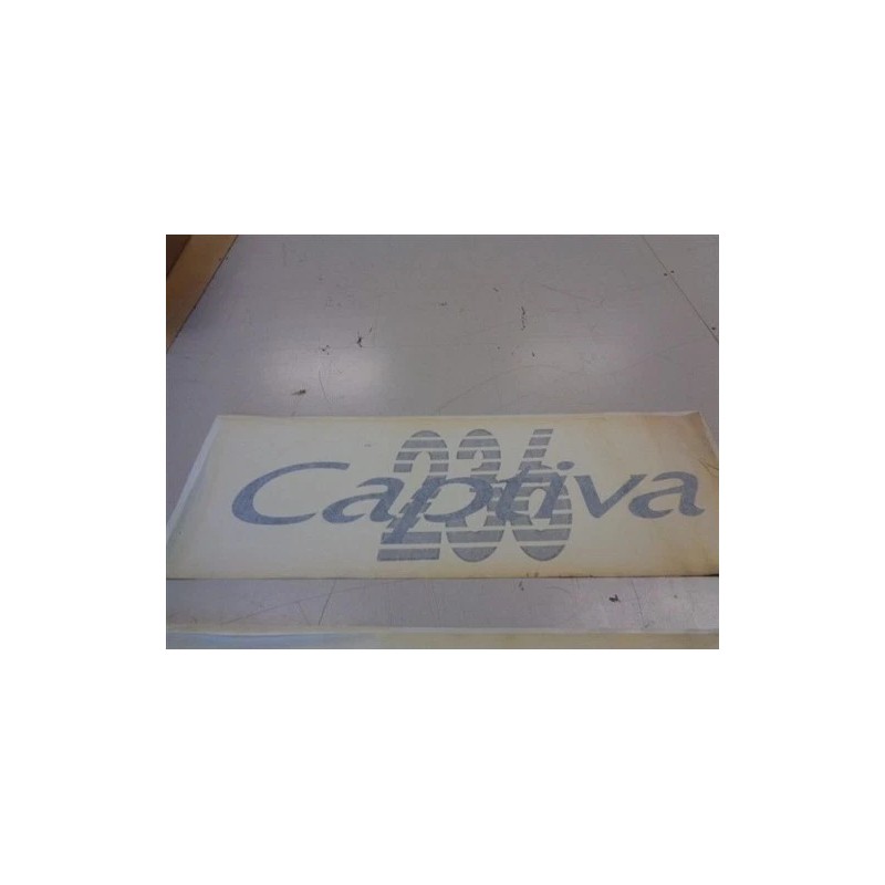RINKER CAPTIVA 236 DECAL SET OF (2) TEAL / SILVER
