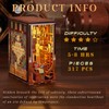 MiniCity DIY Book Nook Kit for Adults, 3D Wooden Puzzle