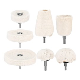 Rueda De Pulido Para Taladro, Kit De Pulido De Rueda 7pcs