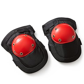 Dekton Hard Cap Knee Pads, Heavy Duty Protection for Carpenters, Construction Workers & Mechanics, Featuring Hard Cap, Sewn Cap to Keep Out Dirt & Secure Below-Knee Strap for Comfort, One Size