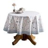 Maison d' Hermine Ice Florals 100% Cotton Tablecloth Kitchen Dining