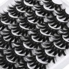 ALICROWN HAIR ALICROWN Dramatic Eyelashes Fluffy Mixed False Lashes Lightweight