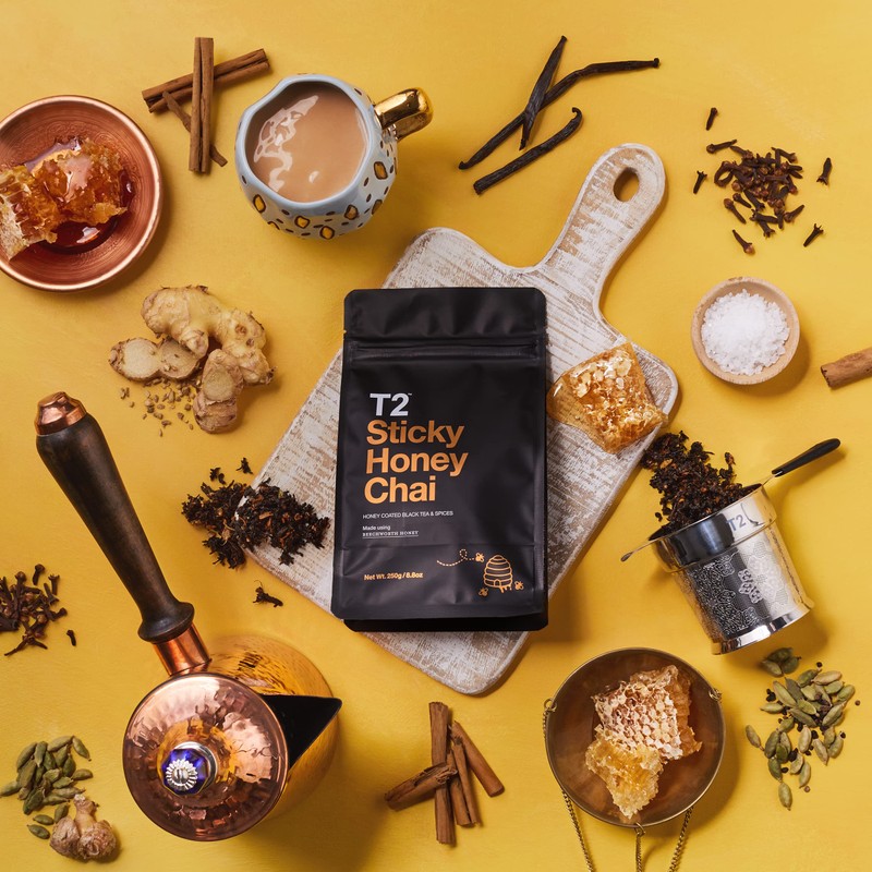 T2 Tea Sticky Honey Chai Loose Leaf Black Tea in
