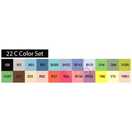Copic Ciao Marker Set 22C Manga Wallet Color