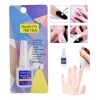 Xiaoya Resina Glue Pegamento Para Tip Uñas Presson Transparente 4pz