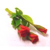 Tumdee Miniatures Dolls House Miniature Bunch of 3 Red Rose