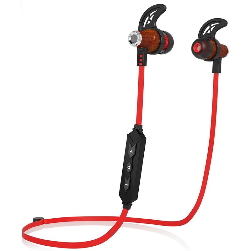 InEar Symphonized NRG Bluetooth Wireless Wood in-Ear Noise-isolatin